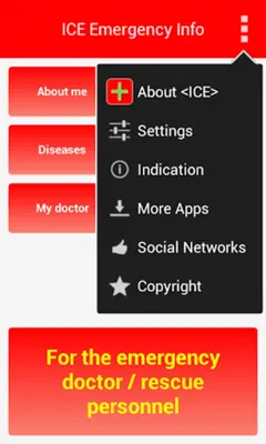 ICE Notfallinfo android App screenshot 2